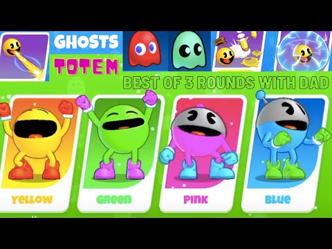 Pacman Party Royale Quick play with Dad| Best of 3 games winner decided in 3 rounds