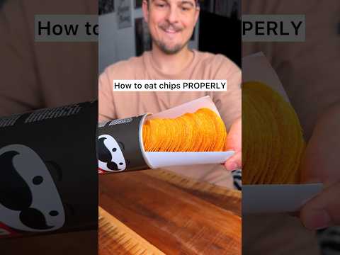 Do you know how to eat these CHIPS properly?😎❤️🍟 | CHEFKOUDY