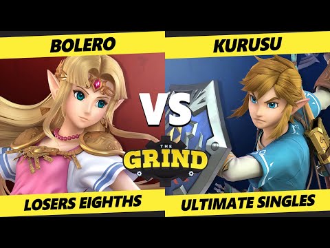 The Grind 129 Online Losers Top 8 - Bolero (Zelda) Vs. Kurusu (Link) Smash Ultimate - SSBU