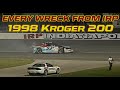 Every wreck from the 1998 Kroger 200 from Indianapolis Raceway Park | NASCAR Classic Races