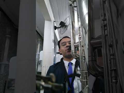 Sax Baixo - Hino CCB 2 (de Deus tu és Eleita) #shorts