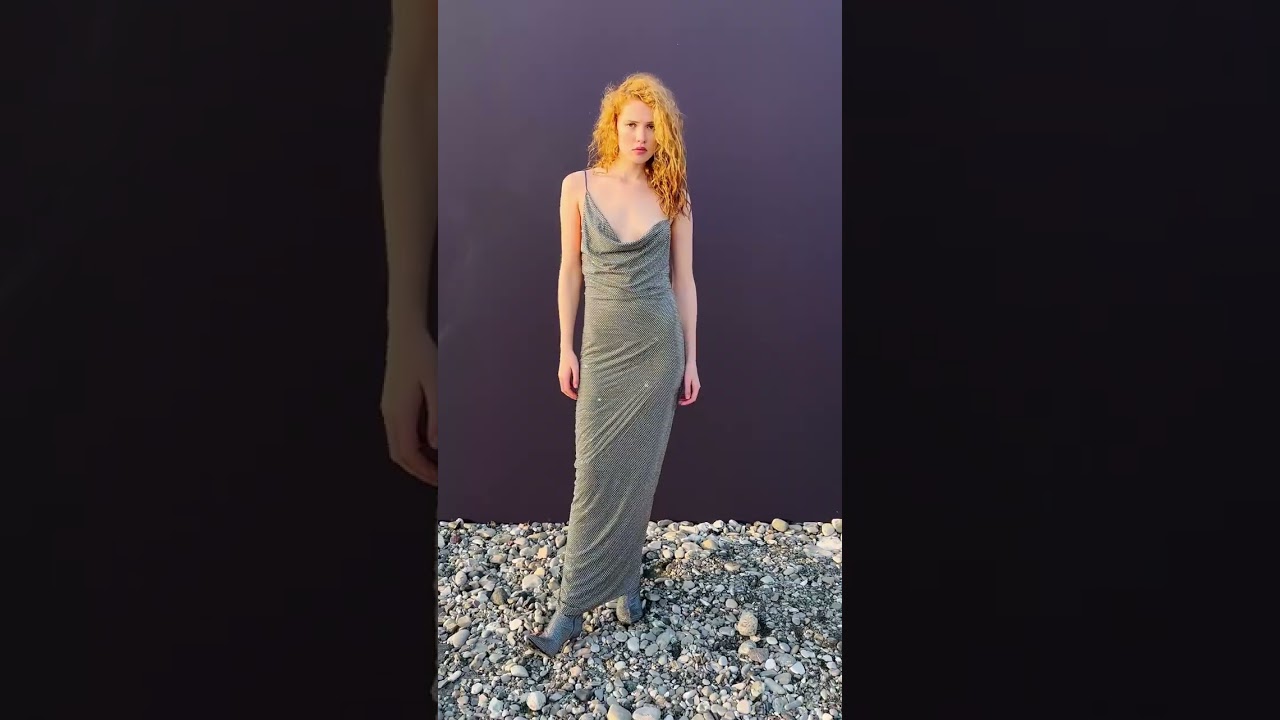 The Crystal Embellished Asymmetric Dress | Stella Autumn 23