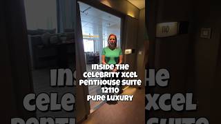 Inside the Celebrity Xcel Penthouse Suite 12110 #cruisesplustravel #celebritycruises #cruisetour