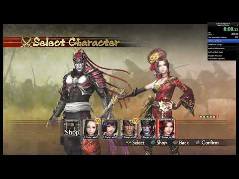 [Samurai Warriors 4 | Speedruns] Legend of Kanto Hard 46:51