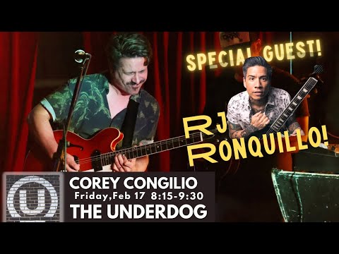 Corey Congilio w/ Special Guest RJ Ronquillo LIVE!