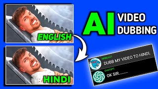 Convert a Video To Other Language  - AI Video Dubbing (Step by Step)