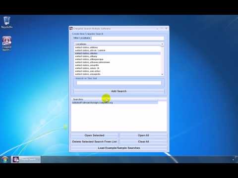 Craigslist Search Multiple Cities Software