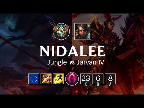 Nidalee Jungle vs Jarvan IV - EUW Challenger Patch 8.24