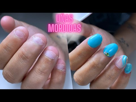 Uñas Mordidas - Onicofagia cambio total - como trabajar en uñas mordidas con acrilico