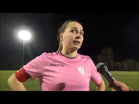 20170321 Interview Maren Sempels na de wedstrijd KRC Genk Ladies   DVC Eva's Tienen