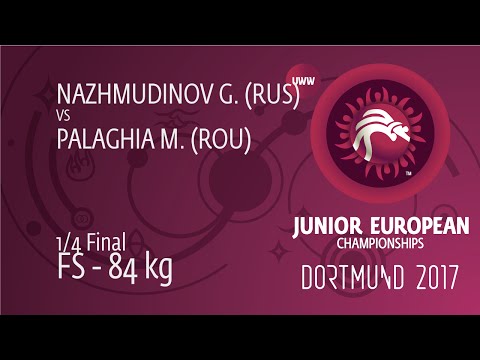 1/4 FS - 84 kg: G. NAZHMUDINOV (RUS) df. M. PALAGHIA (ROU), 8-1