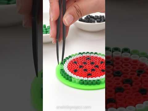 Perler Bead Fruit 🍉 🍋