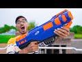 Unboxing Large Nerf Gun Testing Expensive But Cool Very Awesome