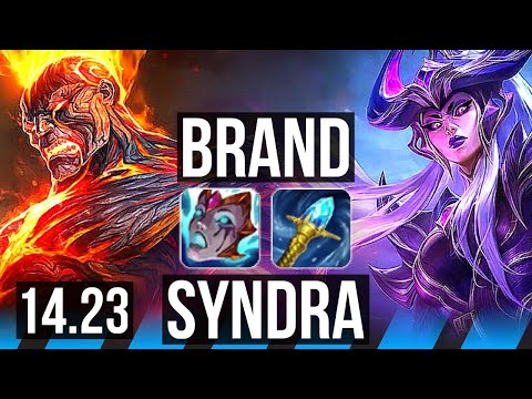 BRAND vs SYNDRA (MID) | KR Diamond | 14.23