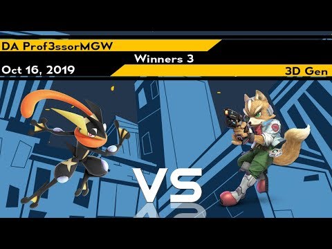 [Smash Ultimate] Xeno183 (Winners 3) - DA Prof3ssorMGW vs 3D Gen