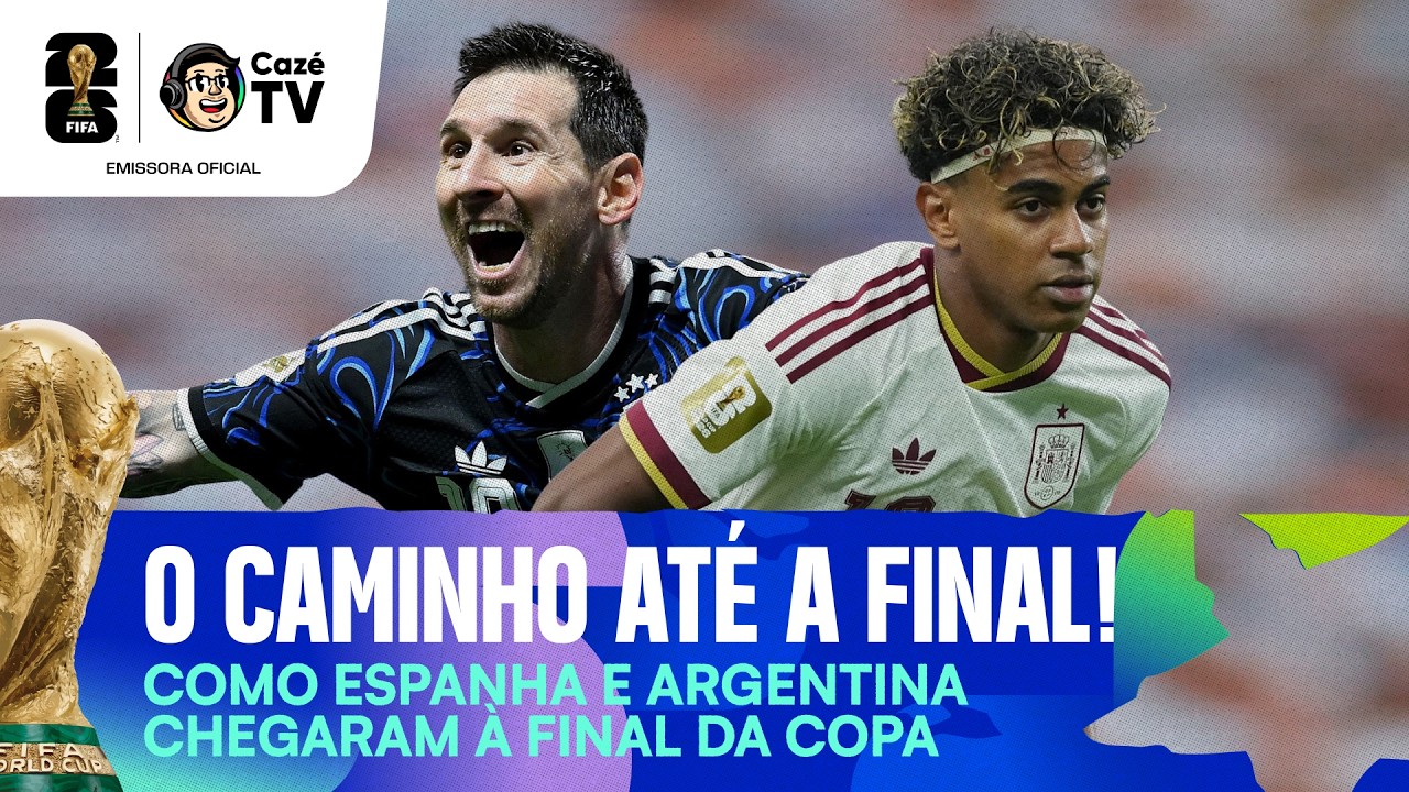 ESPANHA X ARGENTINA! RELEMBRE A TRAJETÓRIA DOS FINALISTAS DA COPA DO MUNDO FIFA™ 2026!