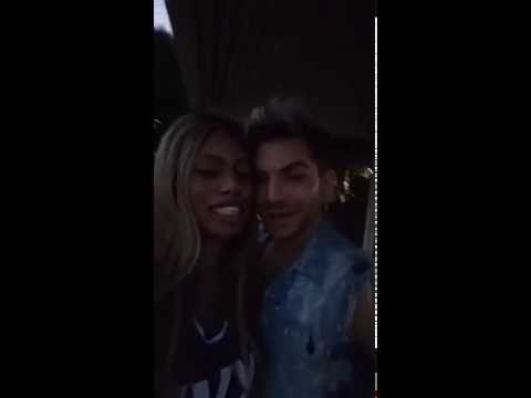 2016-07-19 Adam Lambert on Laverne Cox's Snapchat (lavernecox1) - Flipped