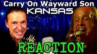Vocal Coach Reaction To Kansas LIVE - Carry On Wayward Son -  Ken Tamplin