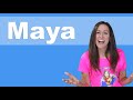 Name Game Song Maya | Learn to Spell the Name Maya | Patty's Primary Songs