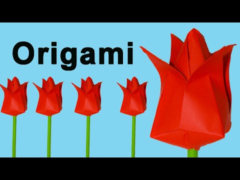 Como Hacer Flores De Papel Origami Fácil