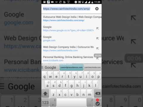 How does your site looks with accelerated mobile pages