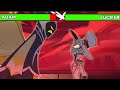 Adam Vs Lucifer WITH HEALTHBARS Hazbin Hotel