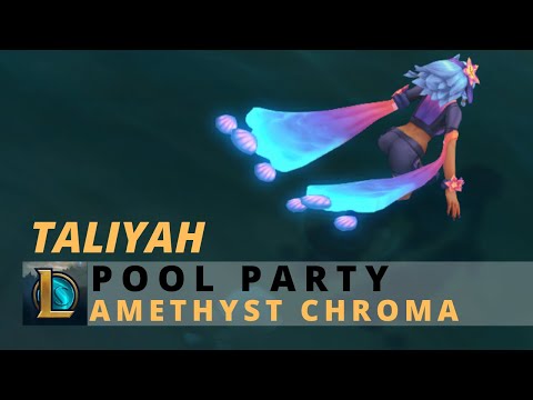 Pool Party Taliyah Amethyst Chroma - League Of Legends