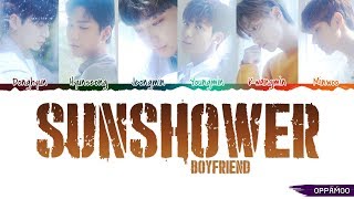 BOYFRIEND (보이프렌드) - 'Sunshower (여우비)' Lyrics (Color Coded Han-Rom-Eng CC)