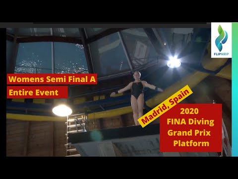 2020 FINA Diving Grand Prix Madrid - Womens Platform Diving - Semi Finals A