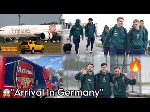 🔥Yes!Arsenal Players Arrival In Germany🇩🇪2nd Leg, Bayern Munich Vs Arsenal | Saka,Odegaard,Rice.