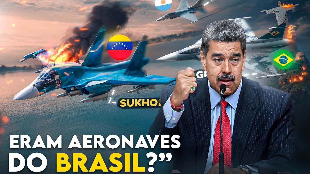 A Venezuela ABATEM aeronaves e Nicolás Maduro mostra SEU PODER DE FOGO! (Felipe Dideus)