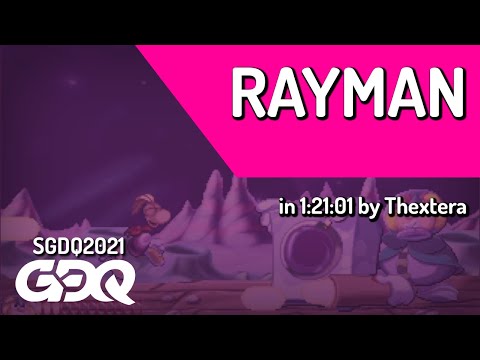 Rayman by Thextera in 1:21:01 - Summer Games Done Quick 2021 Online