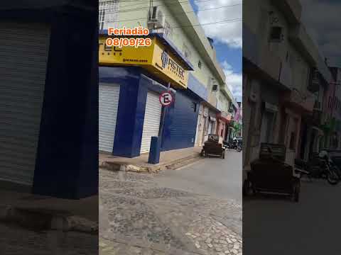 Feriadão aqui na cidade de Iraquara Bahia nessa terça-feira