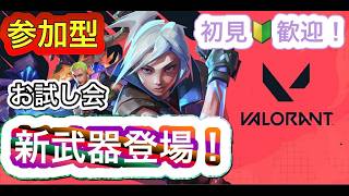 [ヴァロラント]参加型　新武器　初見、初心者歓迎！楽しめれば良いw
