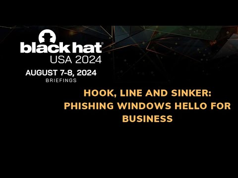 Hook, Line and Sinker: Phishing Windows Hello for Business