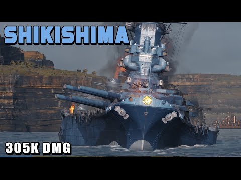 Shikishima's Precise Strikes: 510mm Guns Dominate from Afar