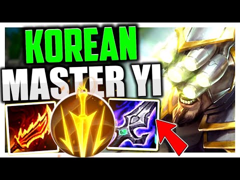 THIS KOREAN MASTER YI BUILD IS LEGIT BUSTED! (MAX CARRY PORENTIAL) - League of Legends