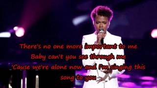 Vanessa Ferguson - A Song For You (The Voice Performance) - Lyrics