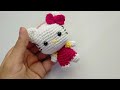 Crochet Hello Kitty Amigurumi Crochet Keychain Crochet Cute Keychain YoModa Re7jk