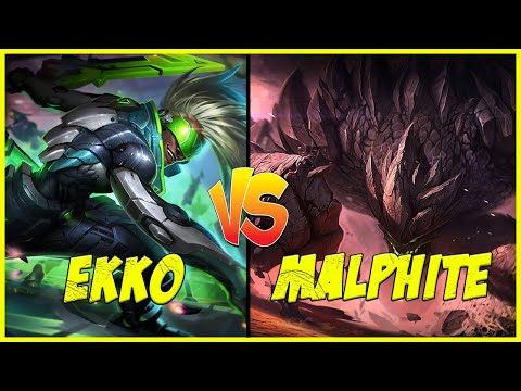 Ekko JUNGLE vs Malphite - Challenger - Patch 12.2 - League of Legends Pro Player Replay