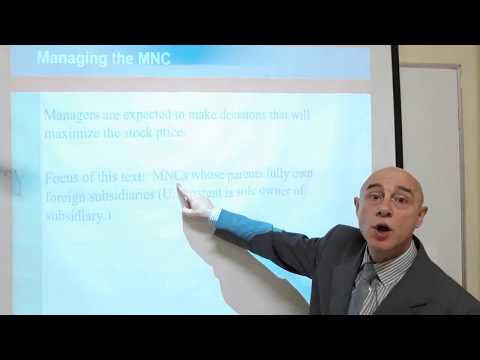 International Finance Lecture 01