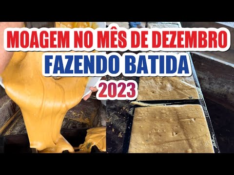 MOAGEM MÊS DE DEZEMBRO 2023, FAZENDO BATIDA, SÍTIO MARIANA, LASTRO/PB.