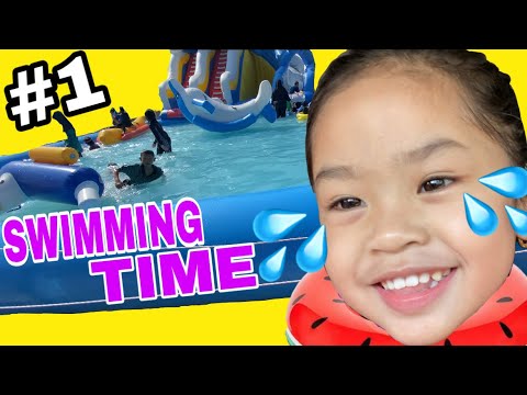 Raysha & Rayqal Going to Swimming