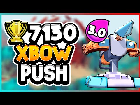 🏆7130 3.0 Xbow Ladder Push — Clash Royale