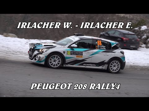 Wrc Rallye Montecarlo 2023 | Irlacher W. - Irlacher E. | Peugeot 208 Rally4