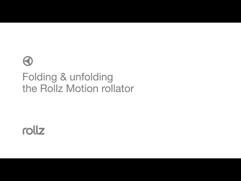 Rollz Motion - Folding & unfolding the rollator