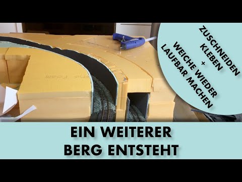 Bau einer Modelleisenbahn von Grund auf - Teil 24 - Landschaftsbau - ein weiterer Berg entsteht