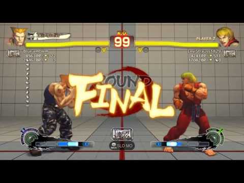 USFIV~ Ken (LeviStrauss1829) vs  Guile (Blue emblem) HD