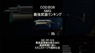 【CoDBO6】SMG最強武器ランキング【コールオブデューティブラックオプス6】