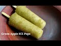 Green Apple Ice Pops Apple Ice Pops